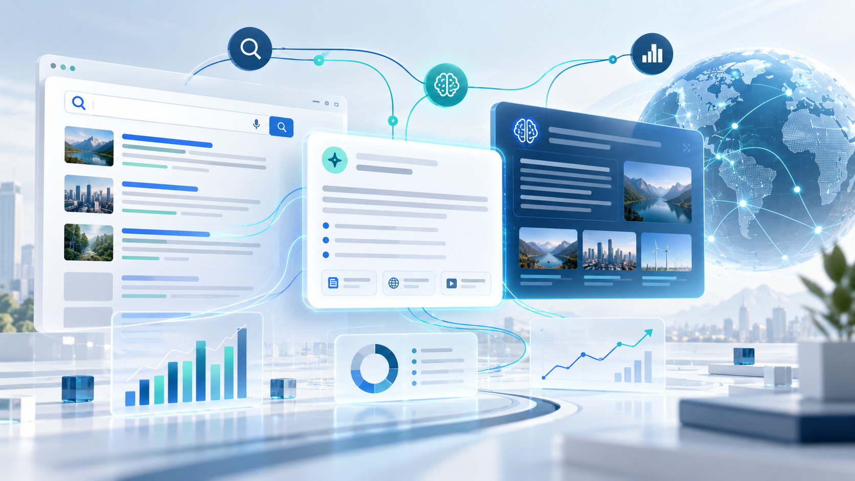 MTDLN Digital Marketing visual for SEO vs. AEO vs. GEO in 2026: How to Build One Search Strategy for Google and AI