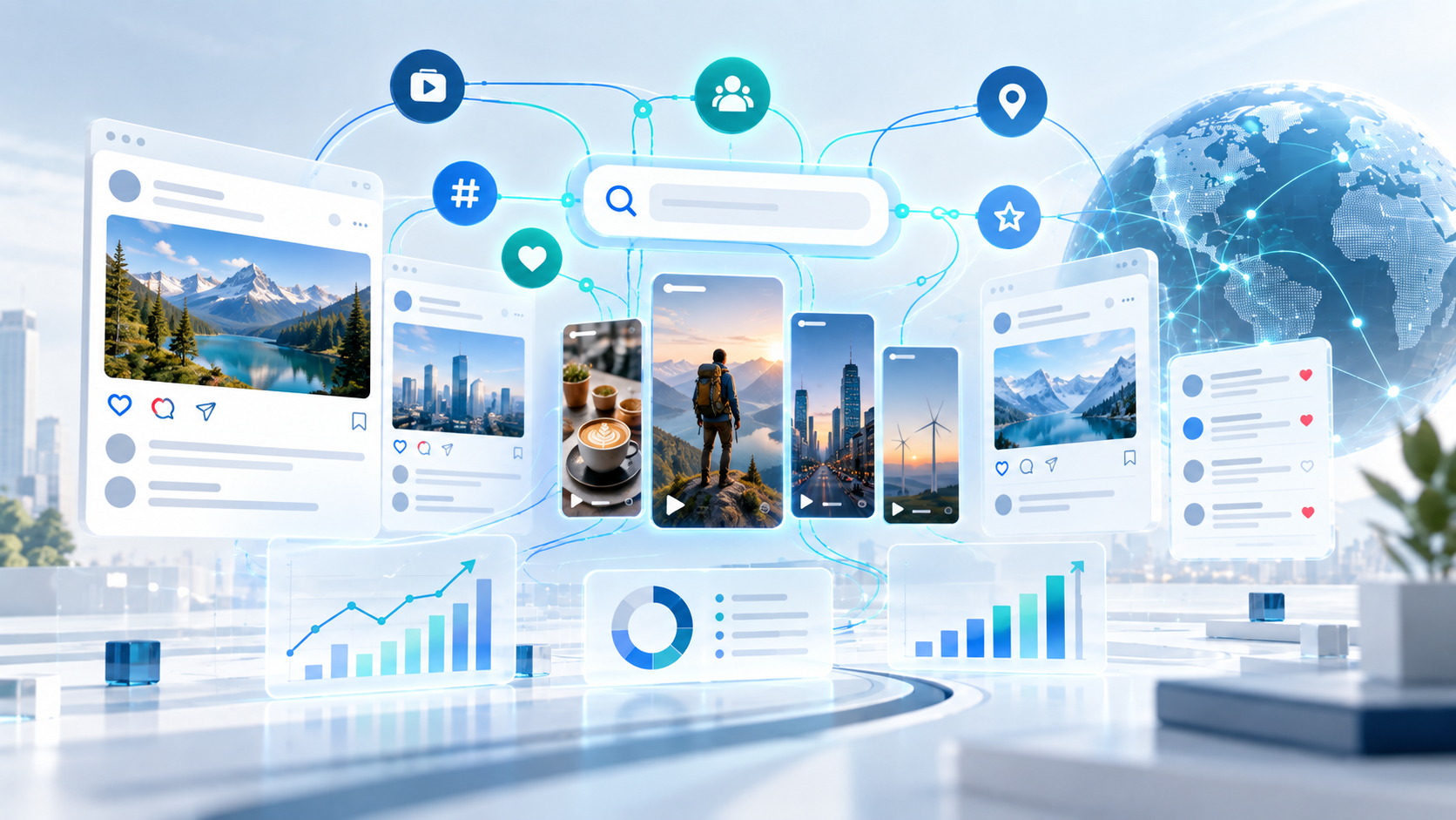 MTDLN Digital Marketing visual for Social Search Optimization in 2026: How TikTok, YouTube, Reddit and Social Content Influence Discovery