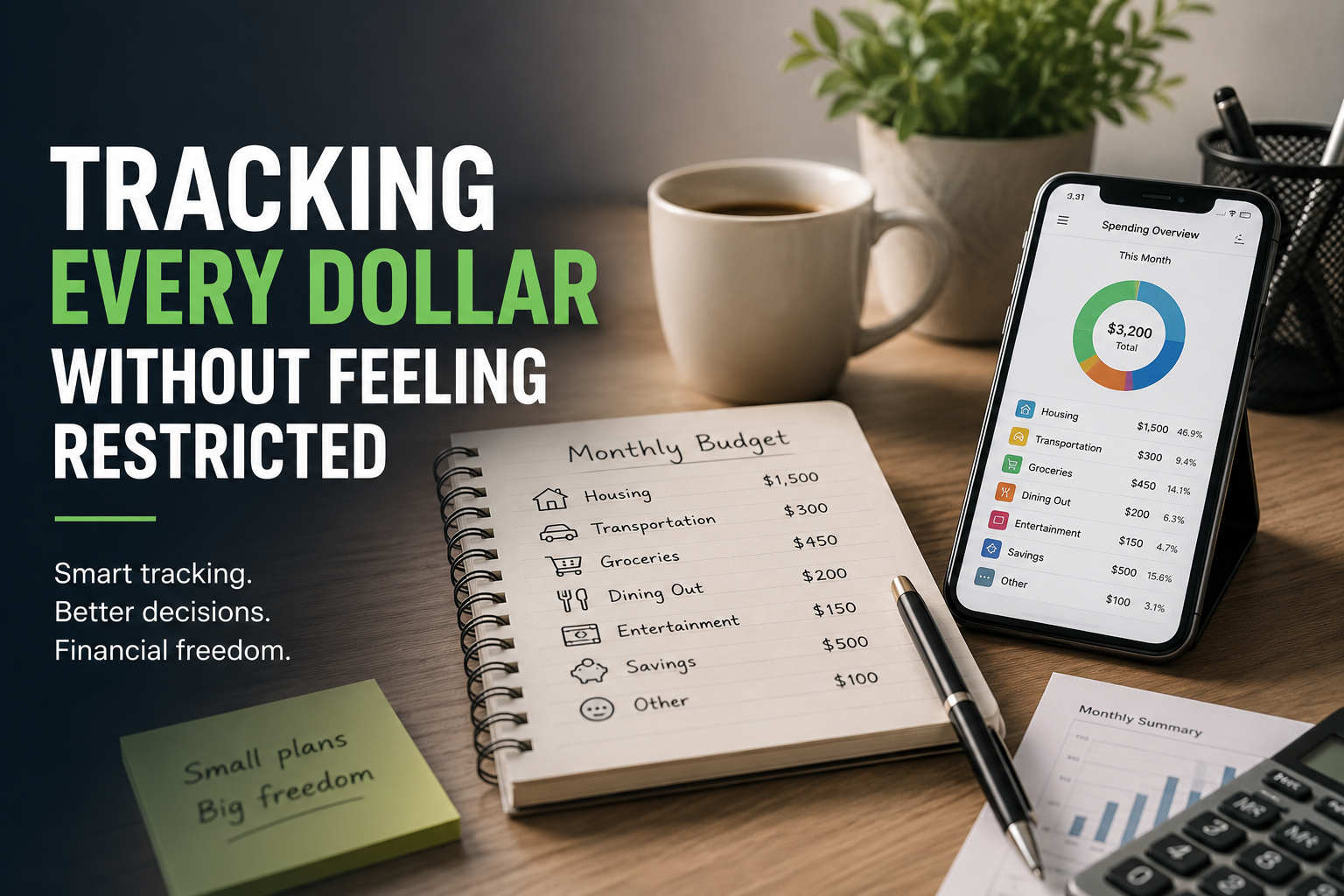 Tracking Every Dollar Without Feeling Restricted